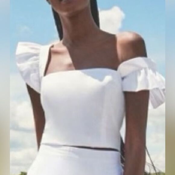 Cara Cara Darby Cropped Ivory Top Size XS - Picture 1 of 6